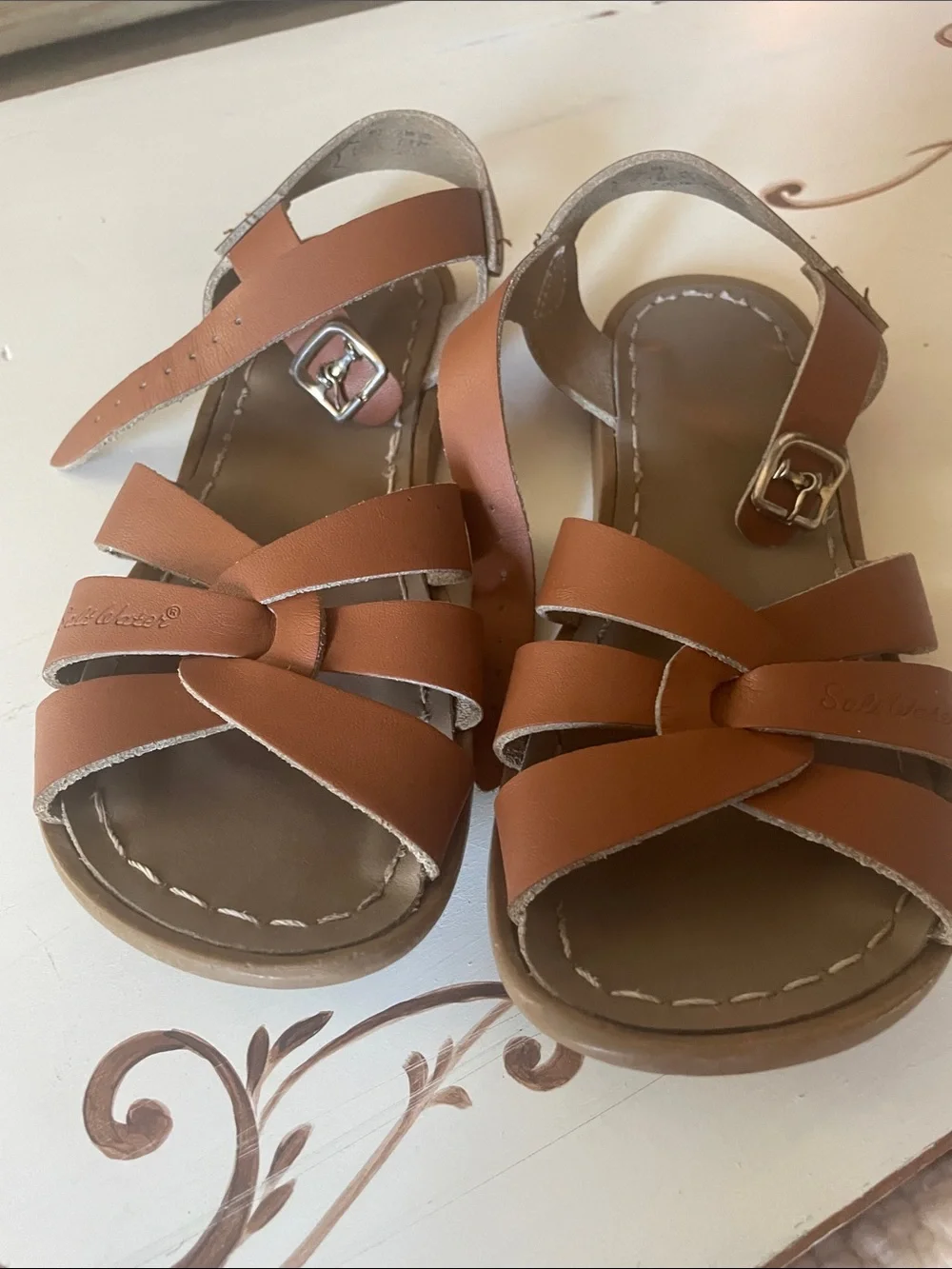 Salt Water Sandals by Hoy Tan Strappy Kids Sandals